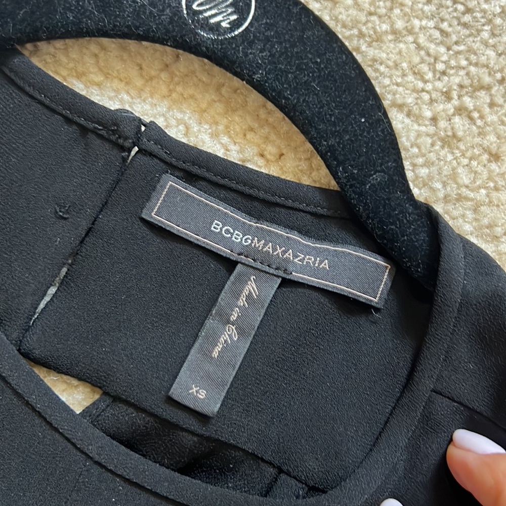 Bcbg Max Azria Tuxedo Style Jumpsuit. Size Xs. Nw… - image 3